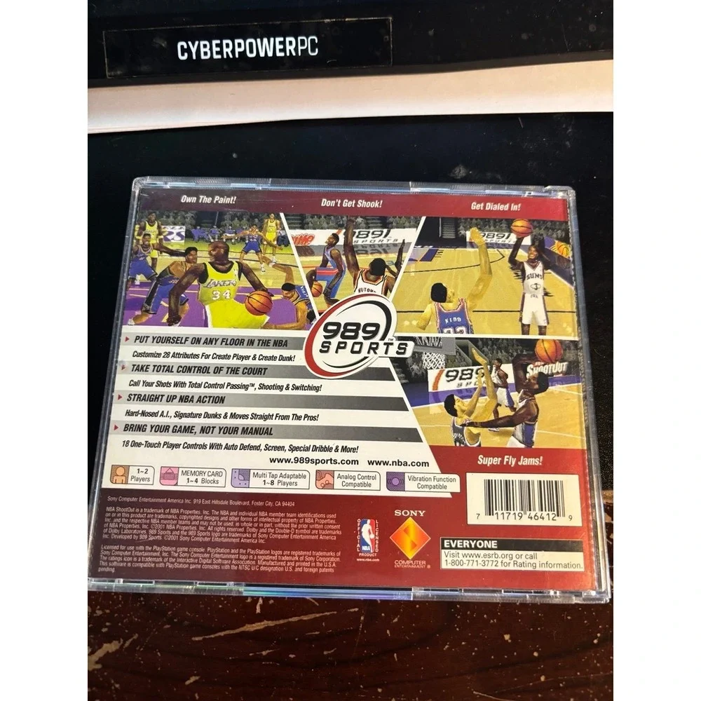 Nba Shootout 2002 (Sony PlayStation 1) CIB. Tested